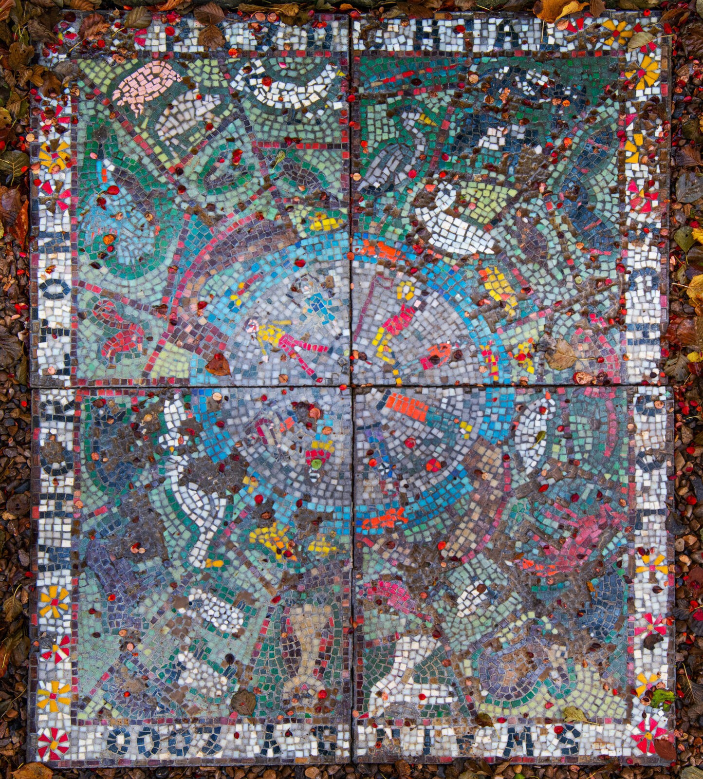 Colourful mosaic