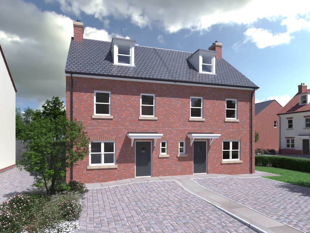 semi detached new build plots 11 and 12 birch