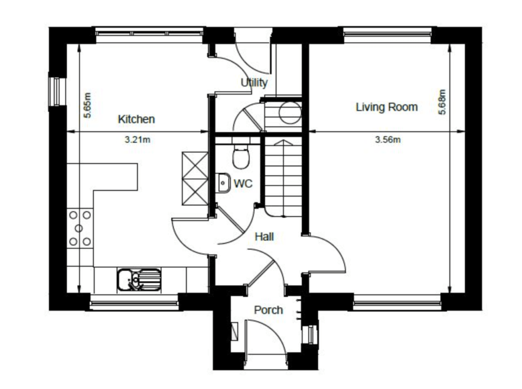 plot 4 meynell ground floor floor plan