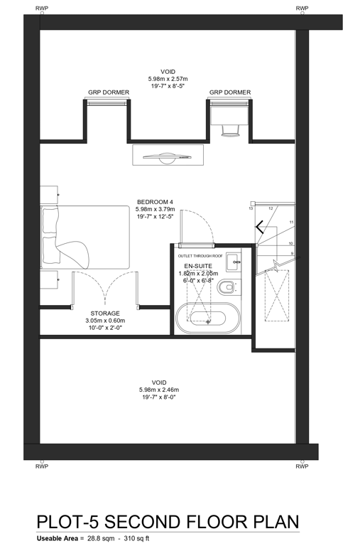 plot 5 second floor plan
