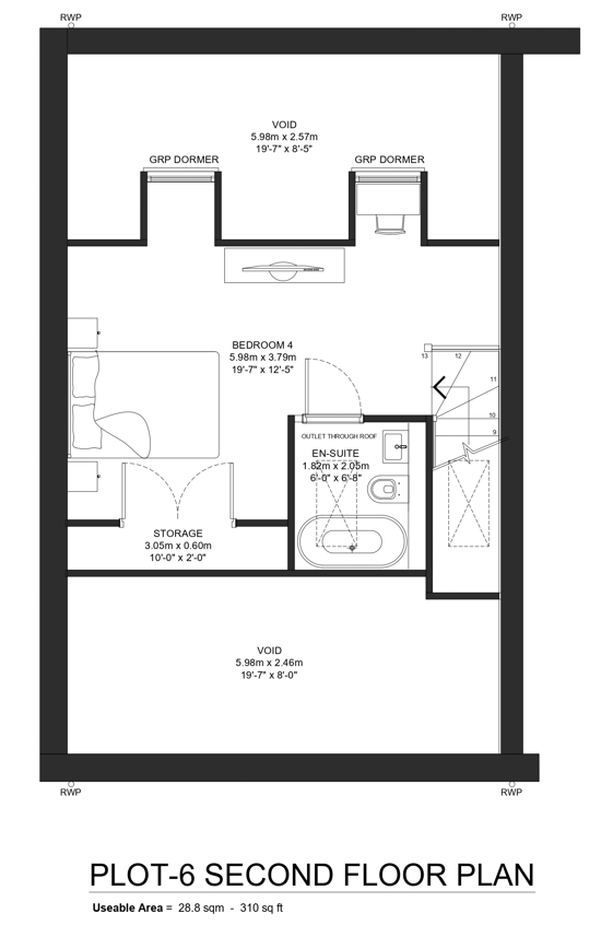 plot 6 second floor plan
