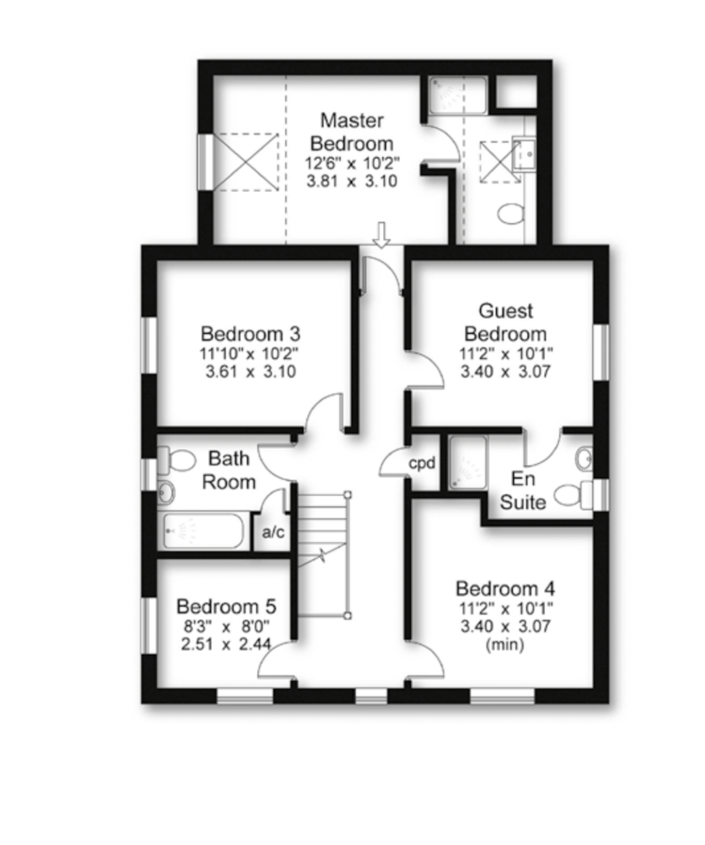 plot 8 maple first floor floor plan