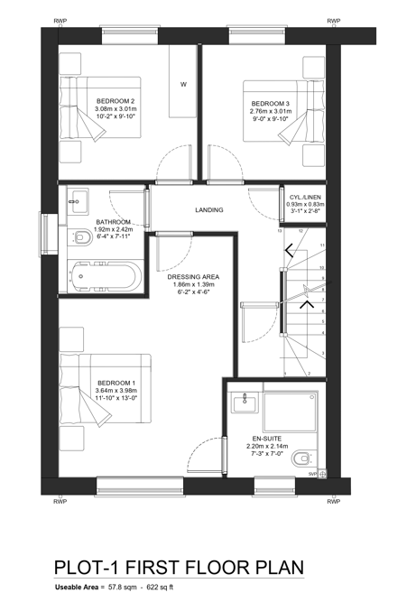 plot 1 first floor plan