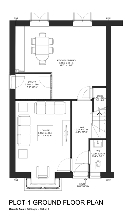 plot 1 ground floor plan