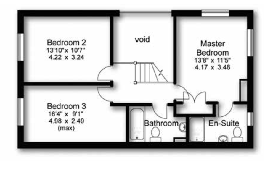 plot 3 beech first floor floor plan