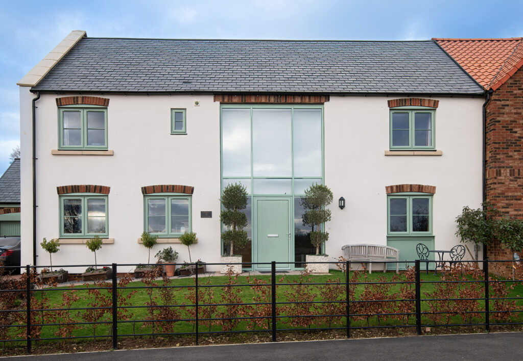 completed semi detached new build in marton cum grafton