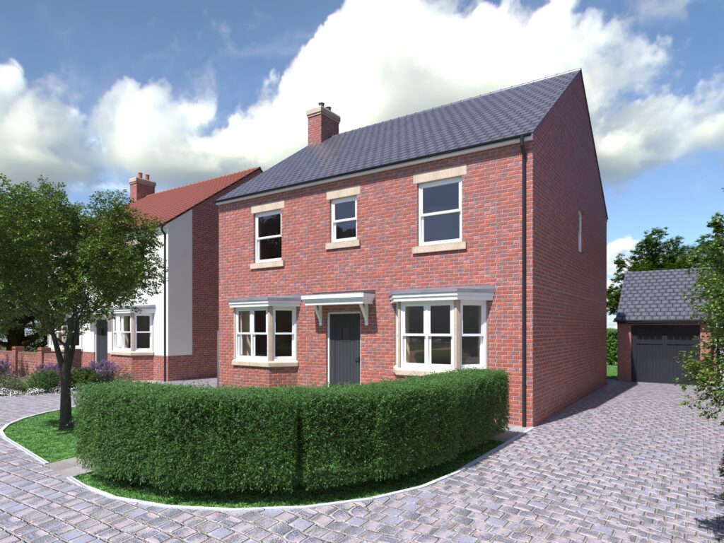 detached new build aspen plot