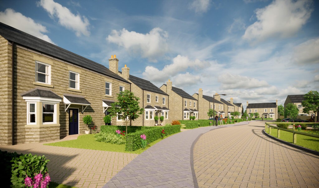 new build street view of millwright park