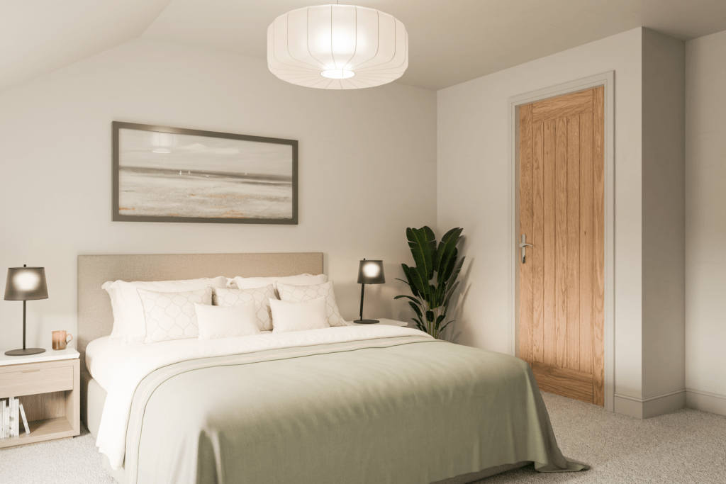 Plot 8 Master Bedroom
