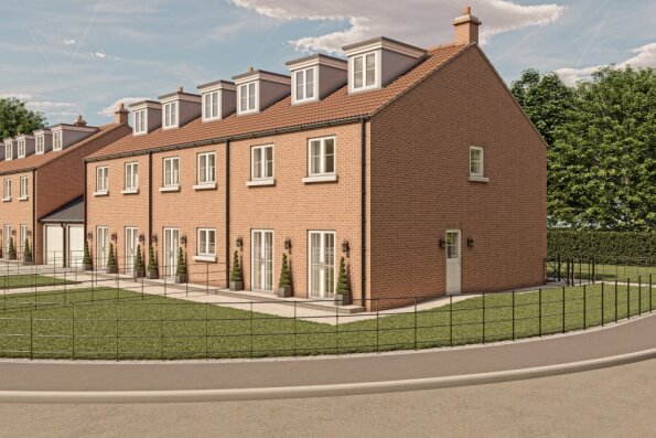 new build terraced houses