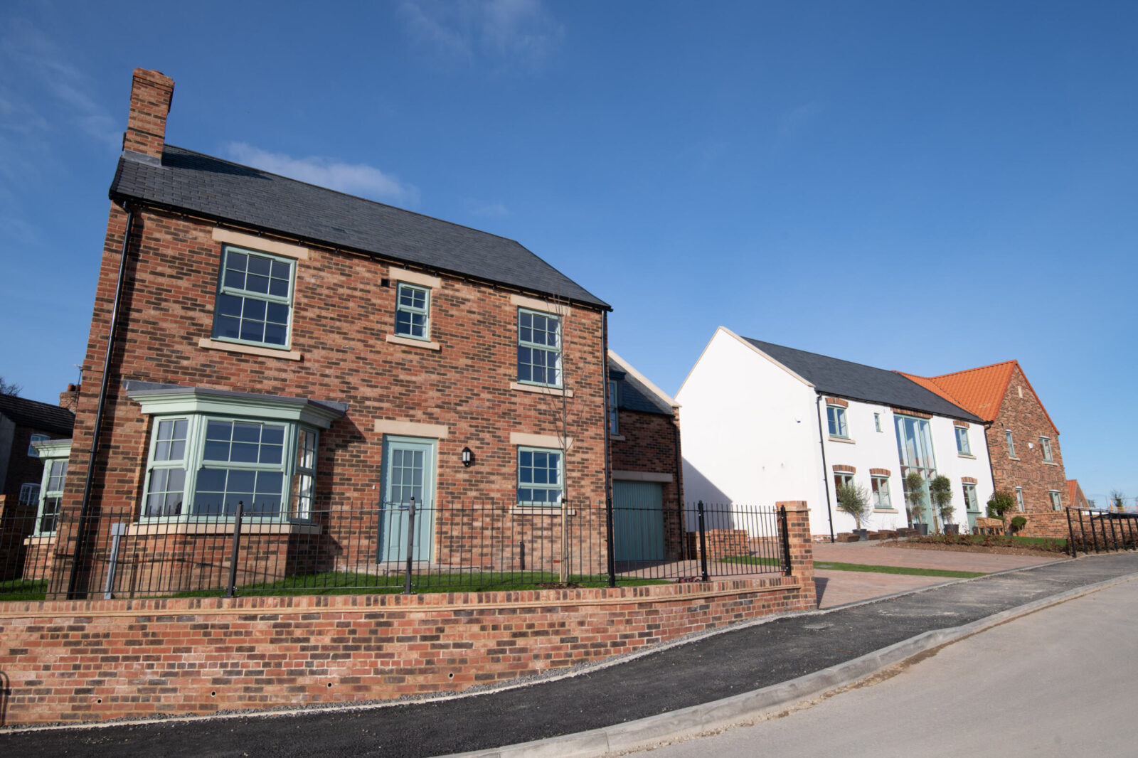 Detached and semi detached new builds
